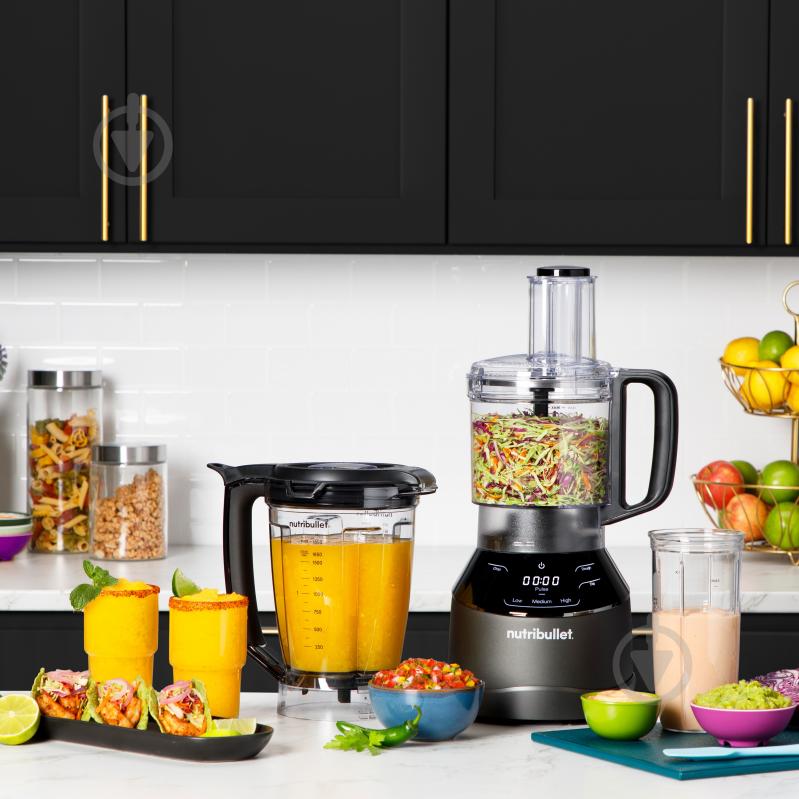 Блендер стаціонарний NUTRIBULLET NBF580B Triple Prep System - фото 13