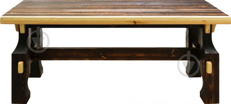 Стіл дерев’яний Вижиг 80x200 см коричневий - фото 2