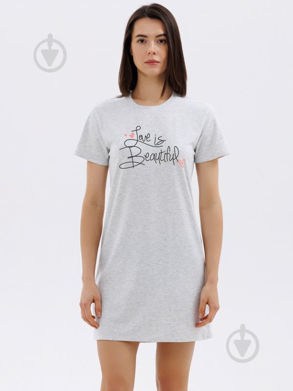 Туніка домашня Roksana AMORETTE №1761/16310 р.XL сірий - фото 1 Туніка домашня Roksana AMORETTE №1761/16310 р.XL сірий - фото 1