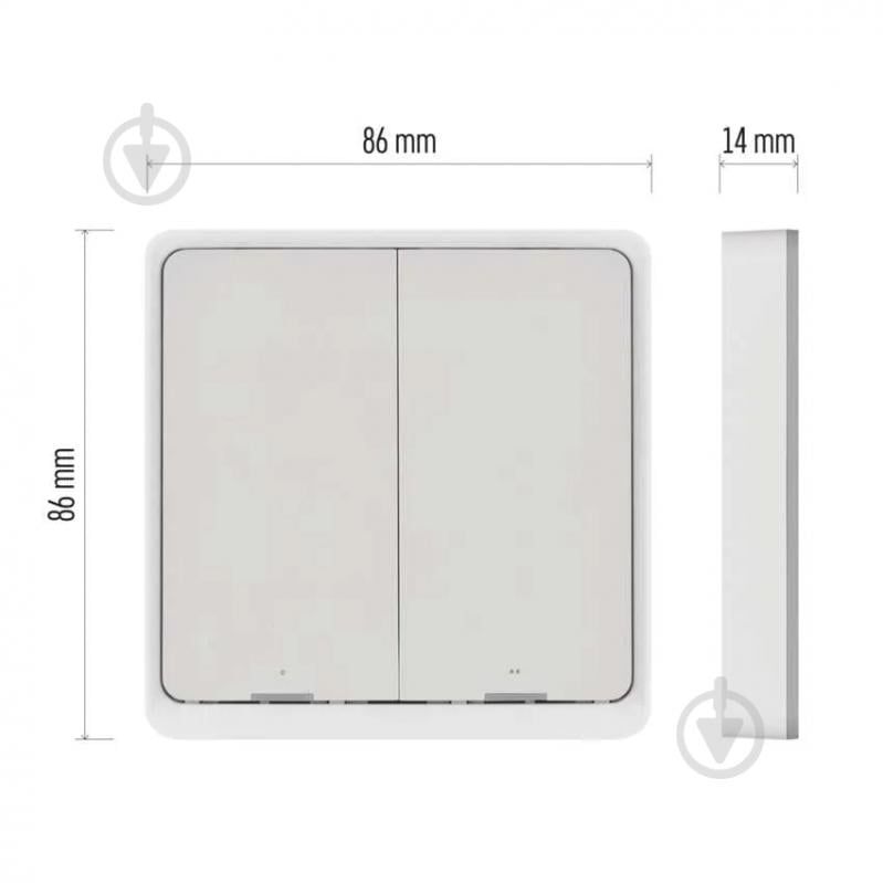 Выключатель дистанционный H5012 GoSmart ZigBee CR2430 - фото 13 Выключатель дистанционный H5012 GoSmart ZigBee CR2430 - фото 13