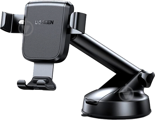 Автотримач LP200 Gravity Phone Holder with Suction Cup UGREEN 60990B чорний - фото 1