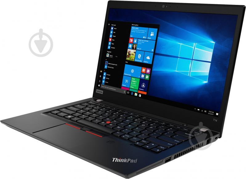 Ноутбук Lenovo ThinkPad T14 14" (20W0009RRA) black - фото 2