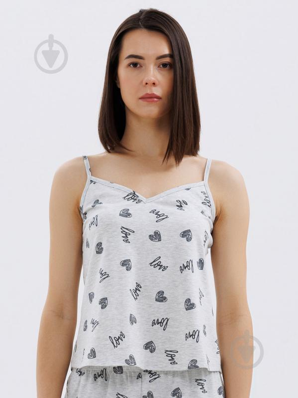 Майка Roksana AMORETTE №1800/16311 р. XL сірий меланж (№1800) - фото 2