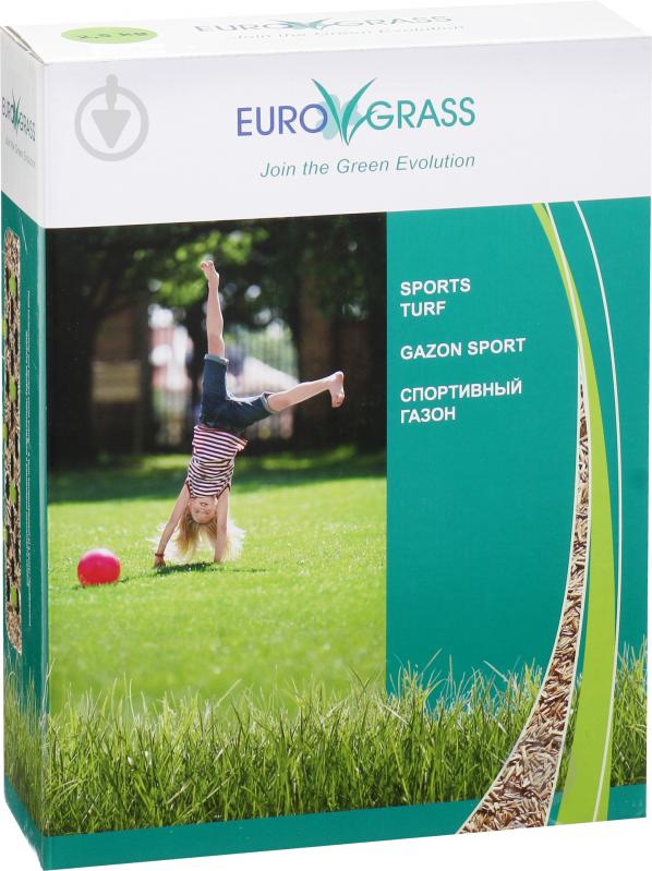 Семена Euro Grass газонная трава Sport коробка 2,5 кг - фото 1