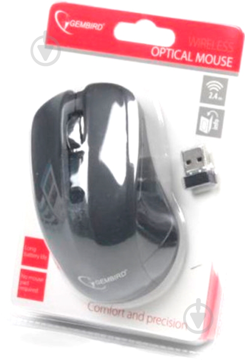 Мышь Gembird MUSW-201, black - фото 3