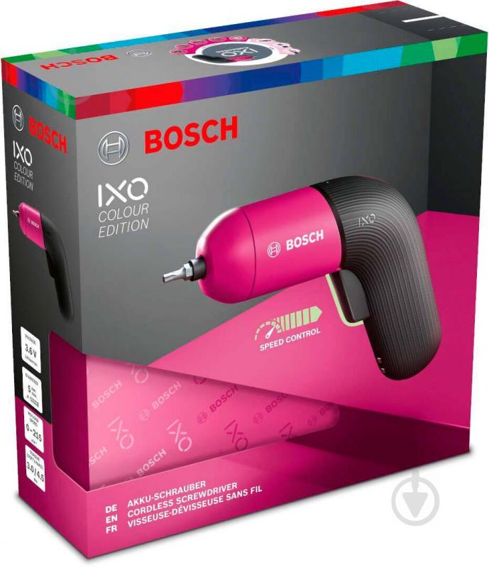 Отвертка аккумуляторная Bosch IXO VI Colour 06039С7022 - фото 11