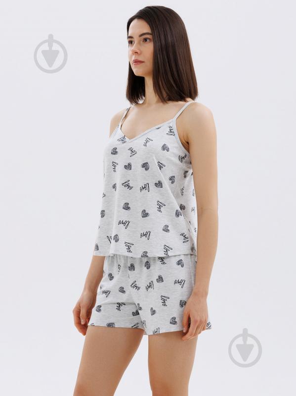 Майка Roksana AMORETTE №1800/16311 р. XXL сірий меланж (№1800) - фото 4