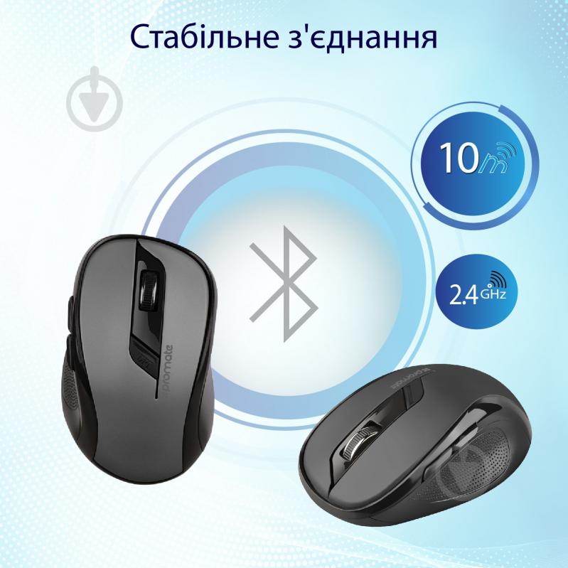 Мышь Promate Clix-7 black - фото 5