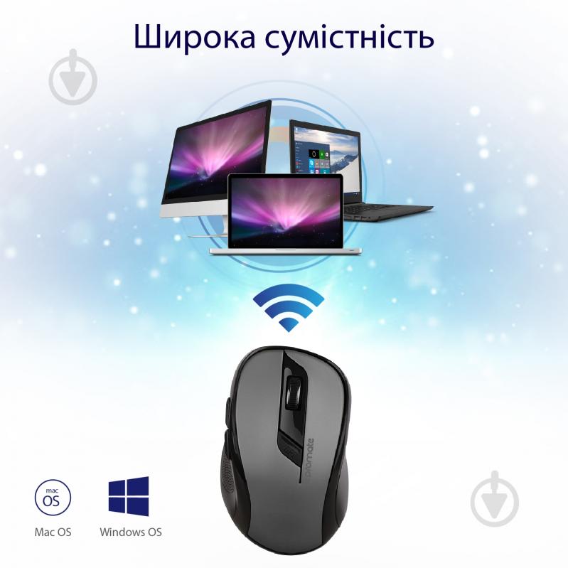 Мышь Promate Clix-7 black - фото 6