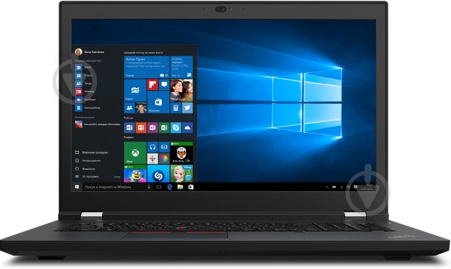 Ноутбук Lenovo ThinkPad P17 17,3" (20YU000GRA) black - фото 1