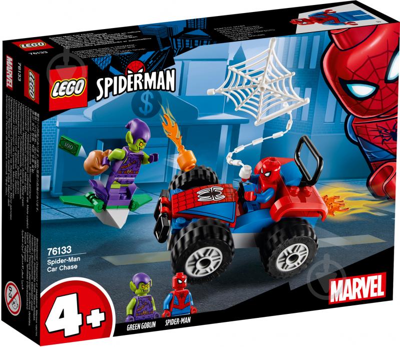 Конструктор LEGO Super Heroes Marvel Автомобильная погоня Человека-Паука 76133 - фото 1