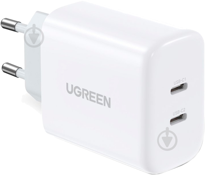 Мережевий зарядний пристрій UGREEN CD243 USB-C Fast Charger 40W EU 10343 - фото 1