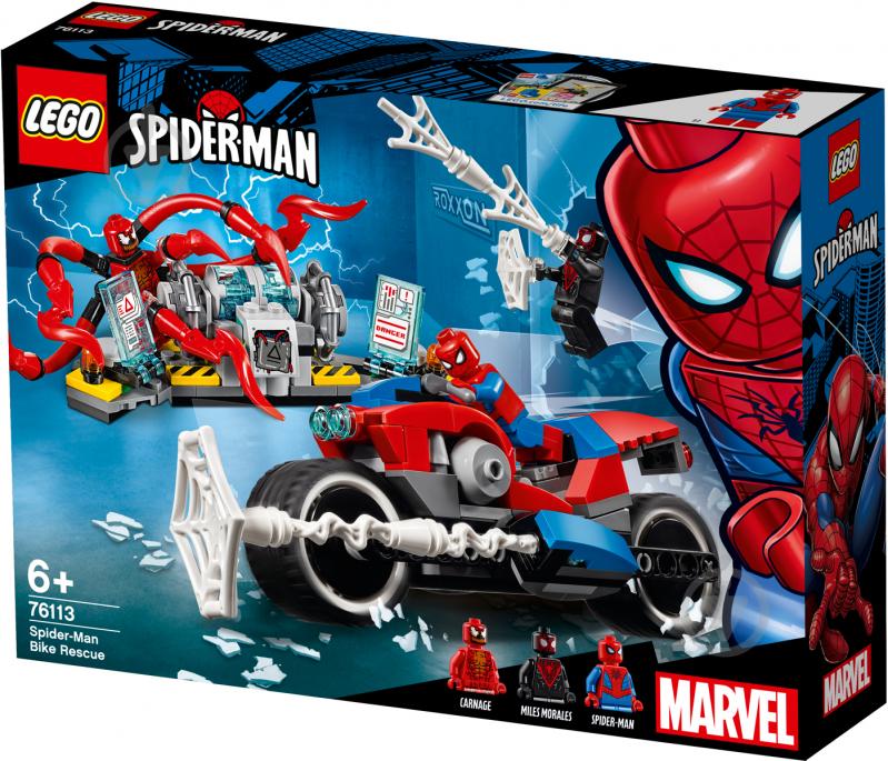 Конструктор LEGO Super Heroes Marvel Порятунок на мотоциклі з Людиною-Павуком 76113 - фото 34