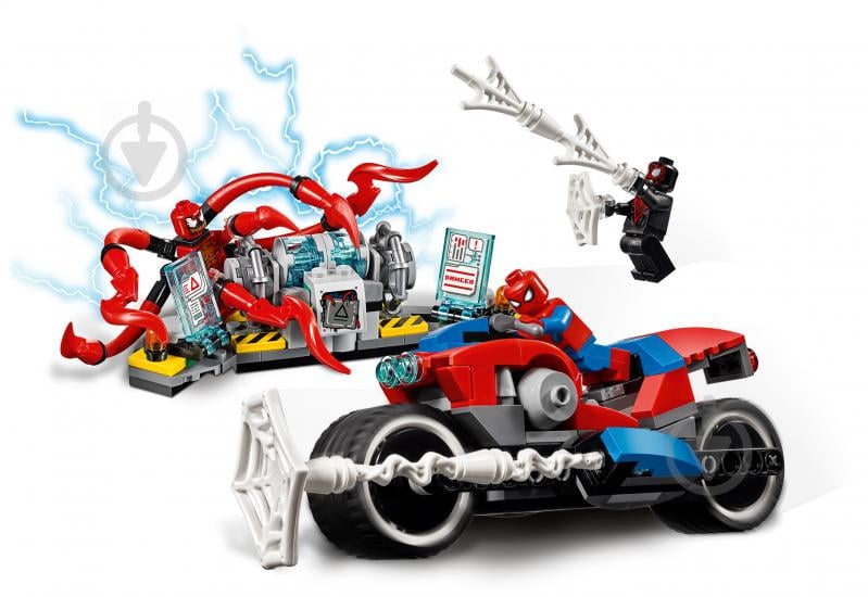 Конструктор LEGO Super Heroes Marvel Порятунок на мотоциклі з Людиною-Павуком 76113 - фото 5