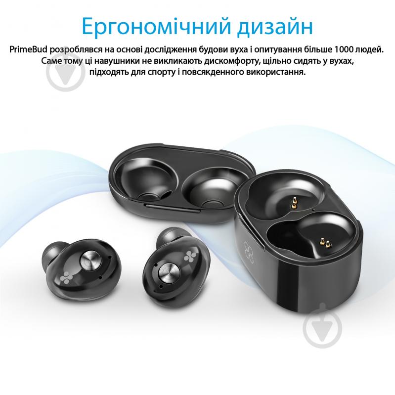 Наушники Promate PrimeBud black (primebud.black) - фото 3