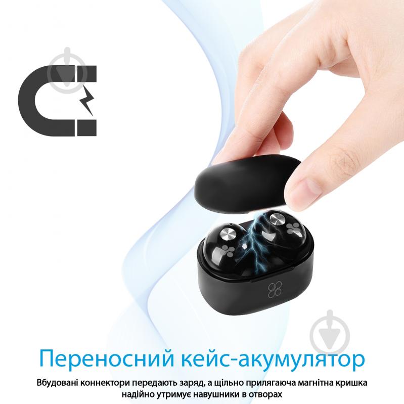 Наушники Promate PrimeBud black (primebud.black) - фото 5