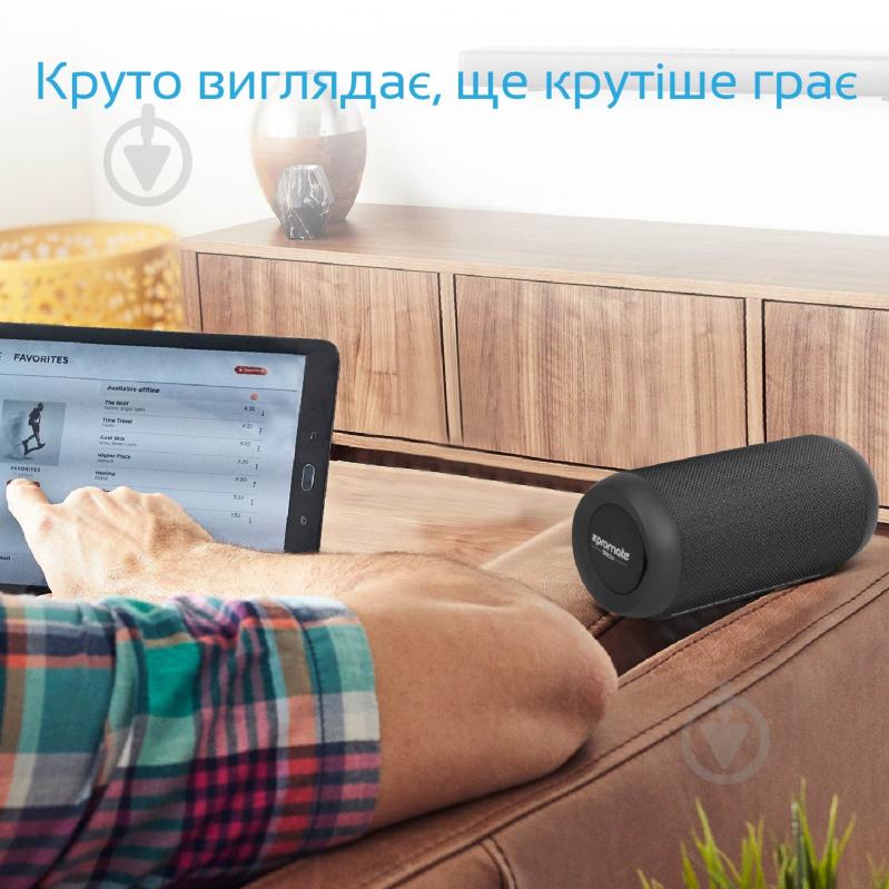 Портативна колонка Promate Silox 2.0 black (silox.black) - фото 9