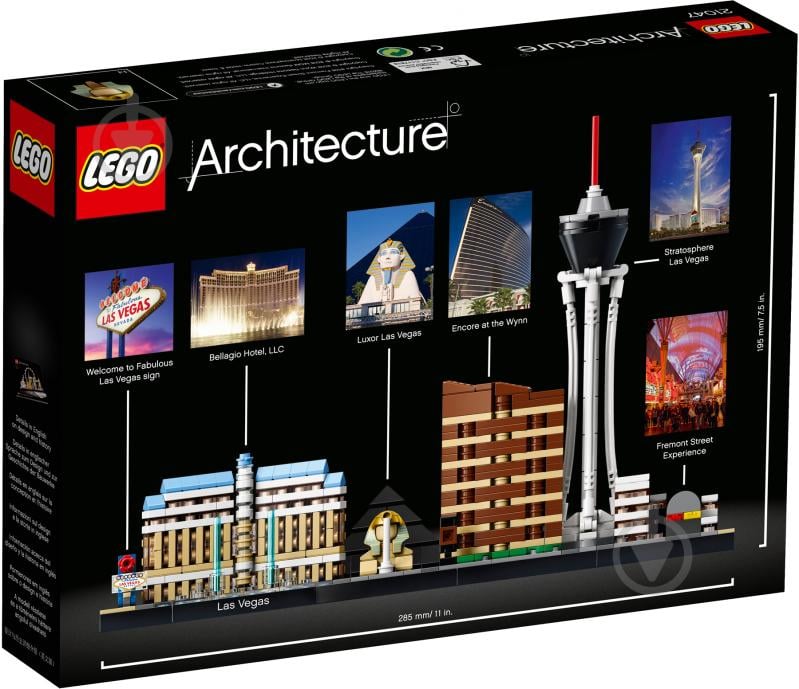 Конструктор LEGO Architecture Лас-Вегас 21047 - фото 10