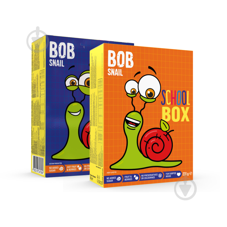 Пастила Bob Snail School Box шкільний бокс з іграшкою 231 г - фото 1