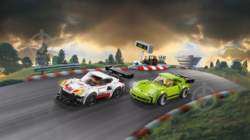 Конструктор LEGO Speed Champions Porsche 911 RSR и 911 Turbo 3.0 75888 - фото 7