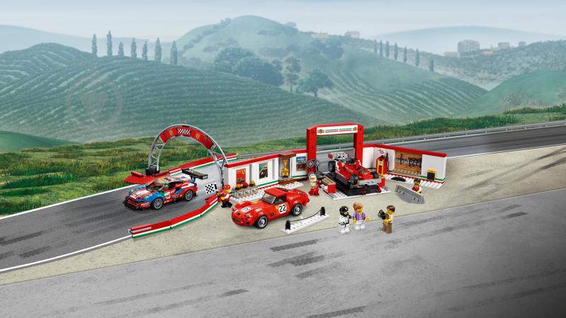 Конструктор LEGO Speed Champions Гараж Ferrari 75889 - фото 14