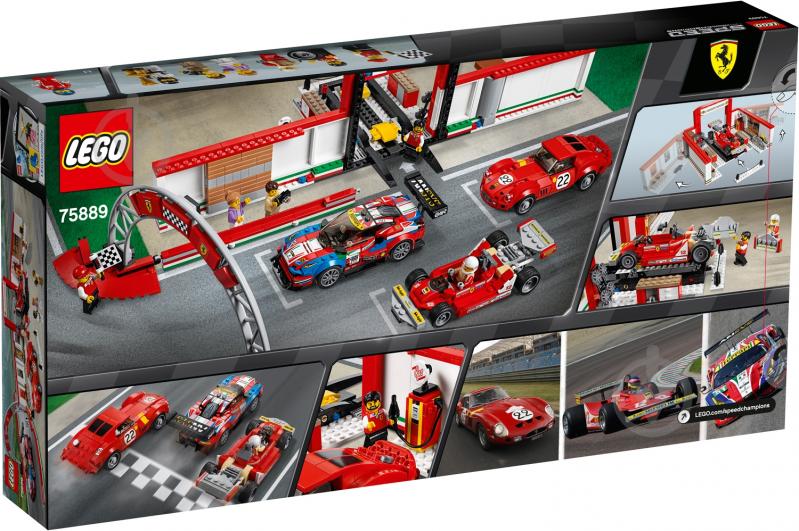 Конструктор LEGO Speed Champions Гараж Ferrari 75889 - фото 18