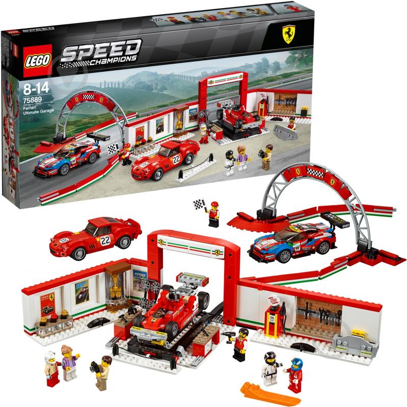 Конструктор LEGO Speed Champions Гараж Ferrari 75889 - фото 2