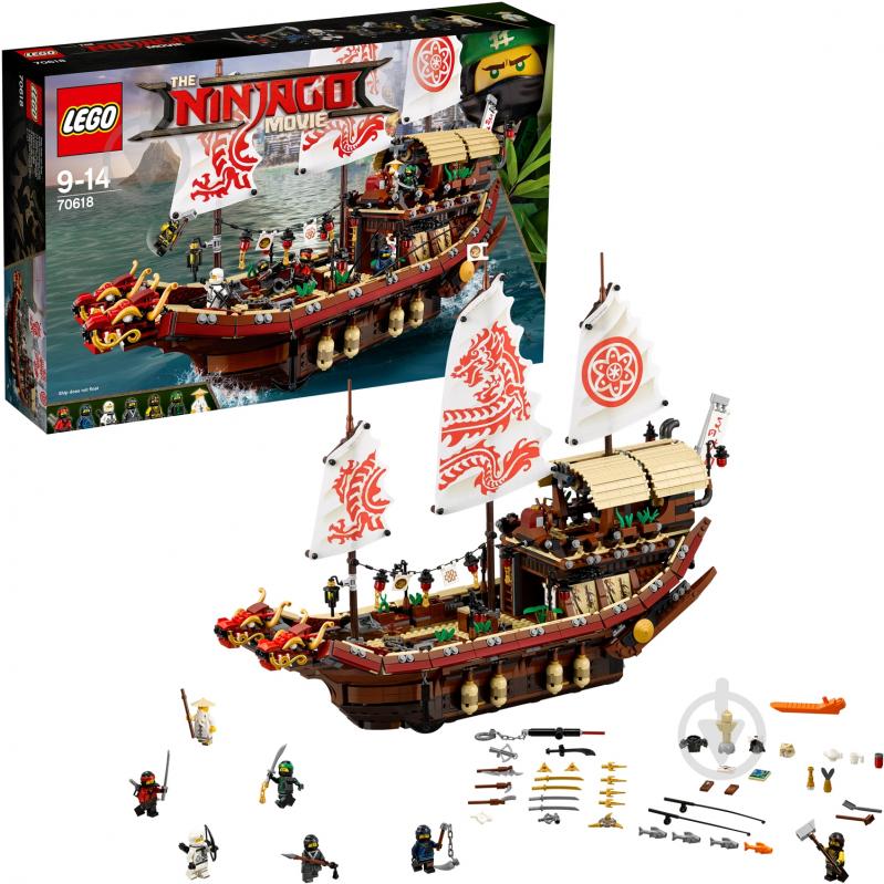 Конструктор LEGO Ninjago Летающий корабль Мастера Ву 70618 - фото 2 Конструктор LEGO Ninjago Летающий корабль Мастера Ву 70618 - фото 2