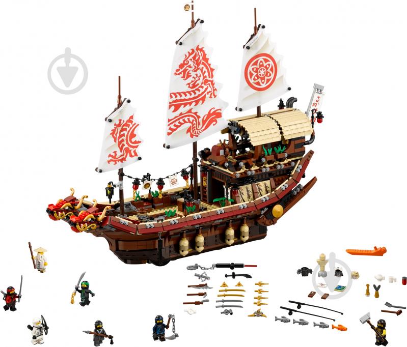 Конструктор LEGO Ninjago Летающий корабль Мастера Ву 70618 - фото 3 Конструктор LEGO Ninjago Летающий корабль Мастера Ву 70618 - фото 3