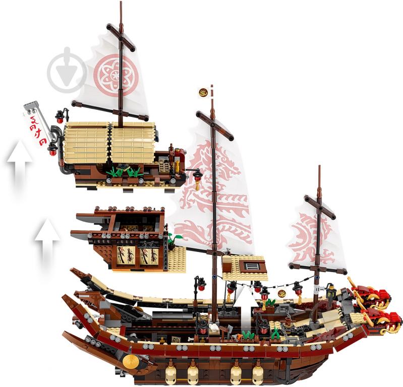 Конструктор LEGO Ninjago Летающий корабль Мастера Ву 70618 - фото 4 Конструктор LEGO Ninjago Летающий корабль Мастера Ву 70618 - фото 4