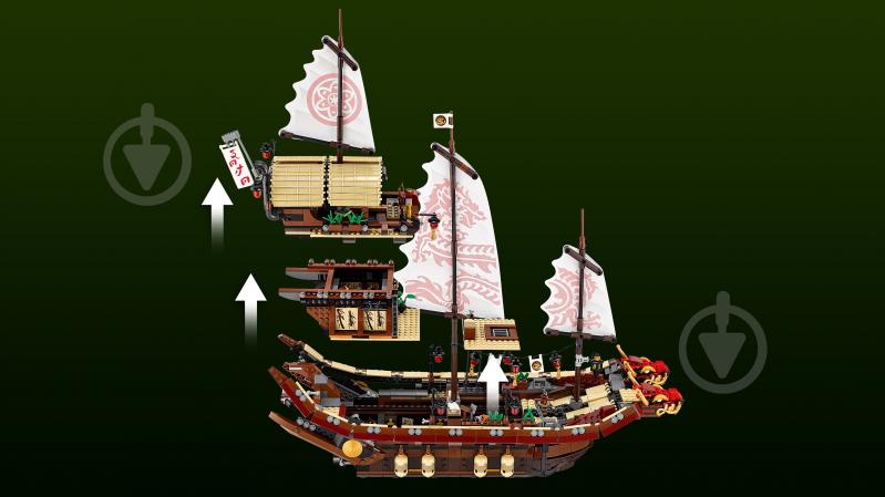 Конструктор LEGO Ninjago Летающий корабль Мастера Ву 70618 - фото 10 Конструктор LEGO Ninjago Летающий корабль Мастера Ву 70618 - фото 10