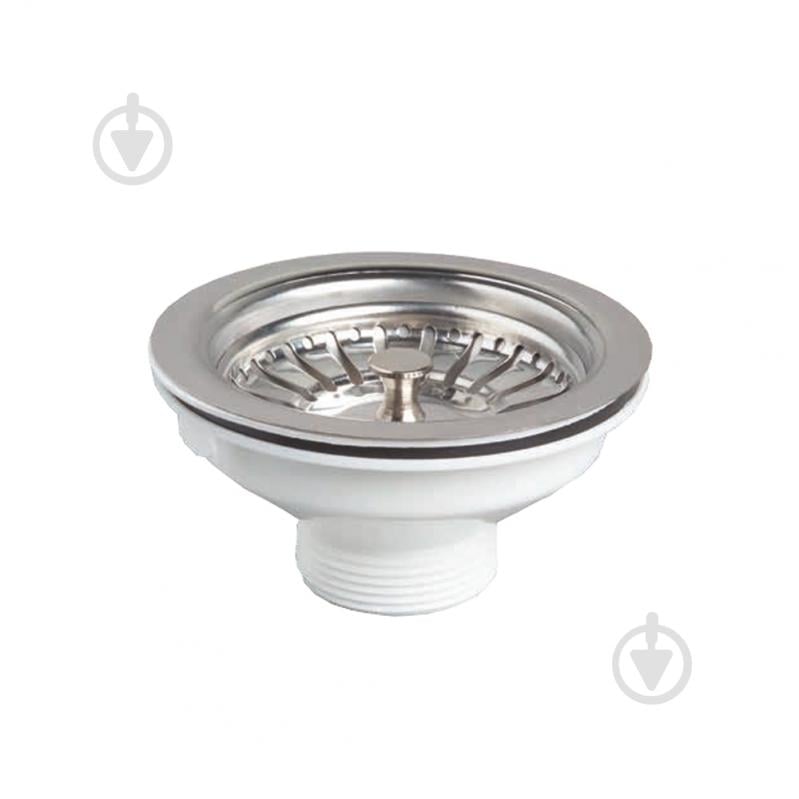 Донний клапан Wirquin для кухонної мийки 1½" з нержавіючою решіткою - фото 1 Донний клапан Wirquin для кухонної мийки 1½" з нержавіючою решіткою - фото 1