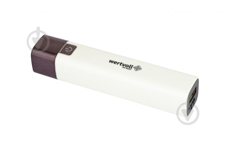 Ліхтарик MasterTool 3 режими 1W LED 80 lum/7000K/60 м/power bank/USB/Li-ion1200mAh/ABS WHITE (RX-8001) білий - фото 2