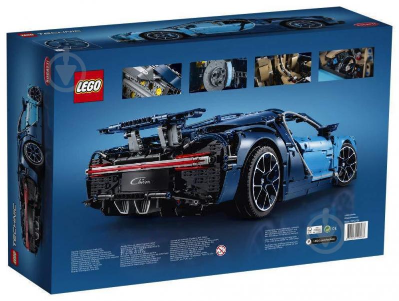 Конструктор LEGO Technic Автомобиль Bugatti Chiron 42083 - фото 3