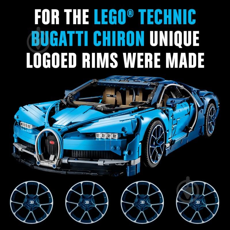 Конструктор LEGO Technic Автомобіль Bugatti Chiron 42083 - фото 29