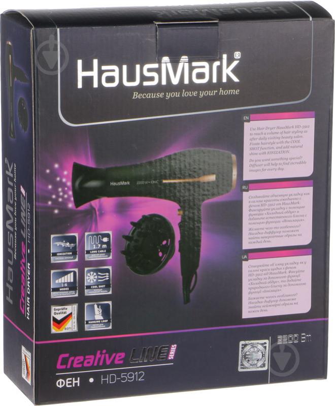 Фен HausMark HD-5912 - фото 6