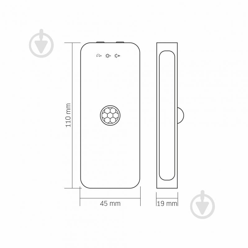 Світильник-нічник LED Videx LED з датчиком руху VL-NL053W-S 50Lm 3000K-6500K білий 28222 - фото 10 Світильник-нічник LED Videx LED з датчиком руху VL-NL053W-S 50Lm 3000K-6500K білий 28222 - фото 10