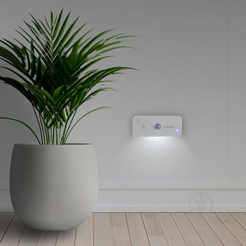 Світильник-нічник LED Videx LED з датчиком руху VL-NL053W-S 50Lm 3000K-6500K білий 28222 - фото 5 Світильник-нічник LED Videx LED з датчиком руху VL-NL053W-S 50Lm 3000K-6500K білий 28222 - фото 5