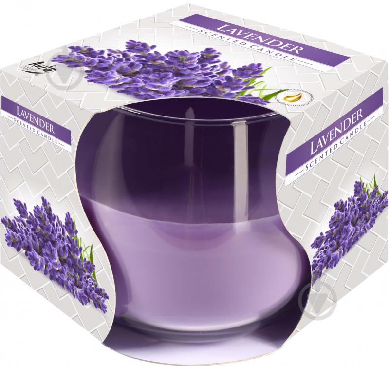Свеча ароматическая Bispol в стакане Лаванда sn71/79 - фото 1 Свеча ароматическая Bispol в стакане Лаванда sn71/79 - фото 1