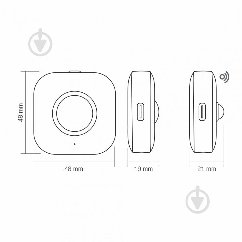 Світильник-нічник LED Videx VL-NL075-21 35Lm 3000K-6500K 2 шт. білий 28224 - фото 11