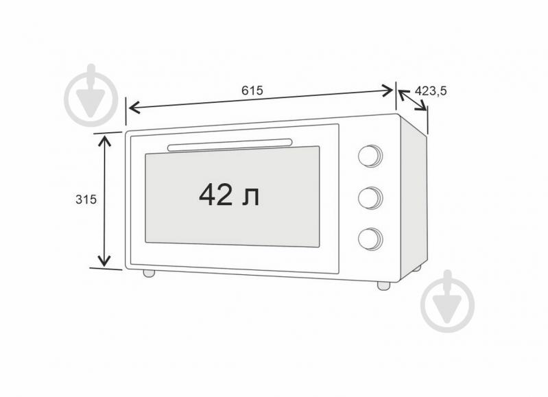 Электрическая печь Jantar TMT 4203 GR - фото 14 Электрическая печь Jantar TMT 4203 GR - фото 14