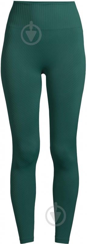 Лосини Casall SEAMLESS GRAPHICAL RIB HIGH WAIST TIGHTS 22610-412 р.M зелений - фото 1