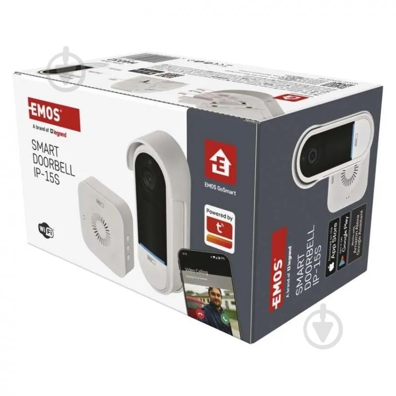 IP-відеодомофон Emos GoSmart 6700 mAh IP65 з Wi-Fi H4032 - фото 3 IP-відеодомофон Emos GoSmart 6700 mAh IP65 з Wi-Fi H4032 - фото 3