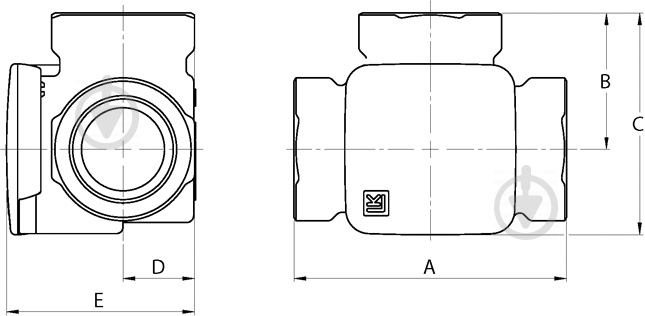 Клапан термостатический LK Armatura LK 820 ВВВ 1 1/4" х 55 °C (180502) - фото 5