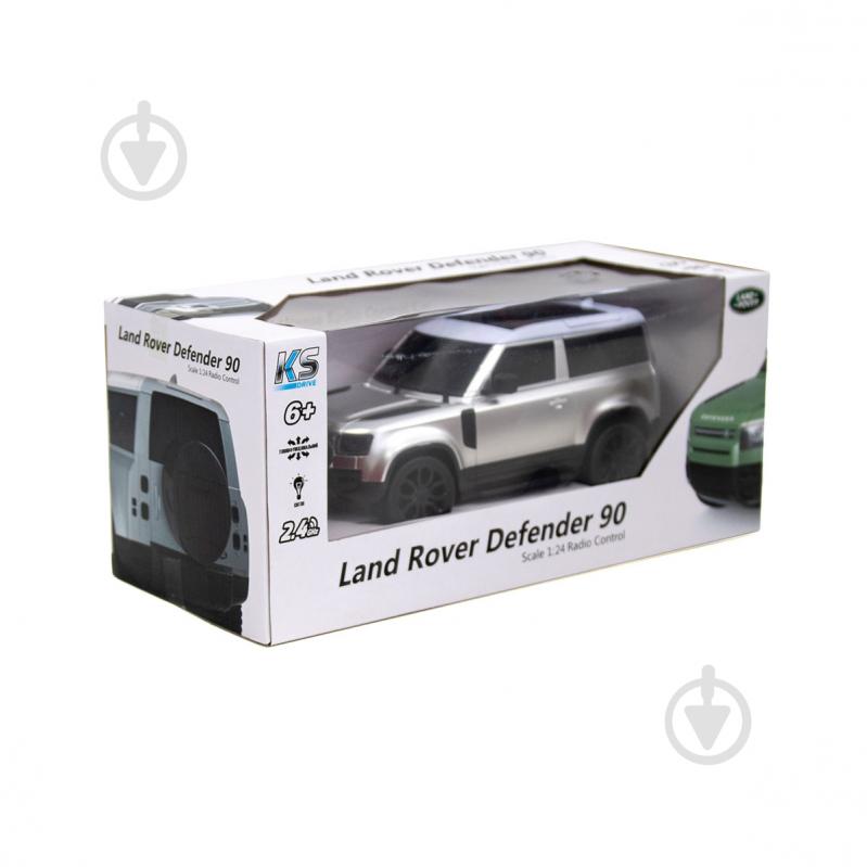 Игрушка на р/у KS Drive Land Rover New Defender (1:24, 2.4Ghz, серебристый) 1:24 124GDES - фото 10