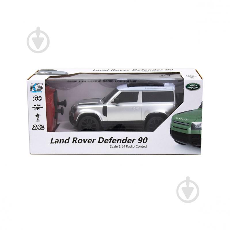 Игрушка на р/у KS Drive Land Rover New Defender (1:24, 2.4Ghz, серебристый) 1:24 124GDES - фото 9