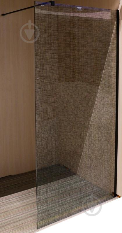 Стенка душевая Walk In Black Dashes HAR-0024 - фото 1 Стенка душевая Walk In Black Dashes HAR-0024 - фото 1