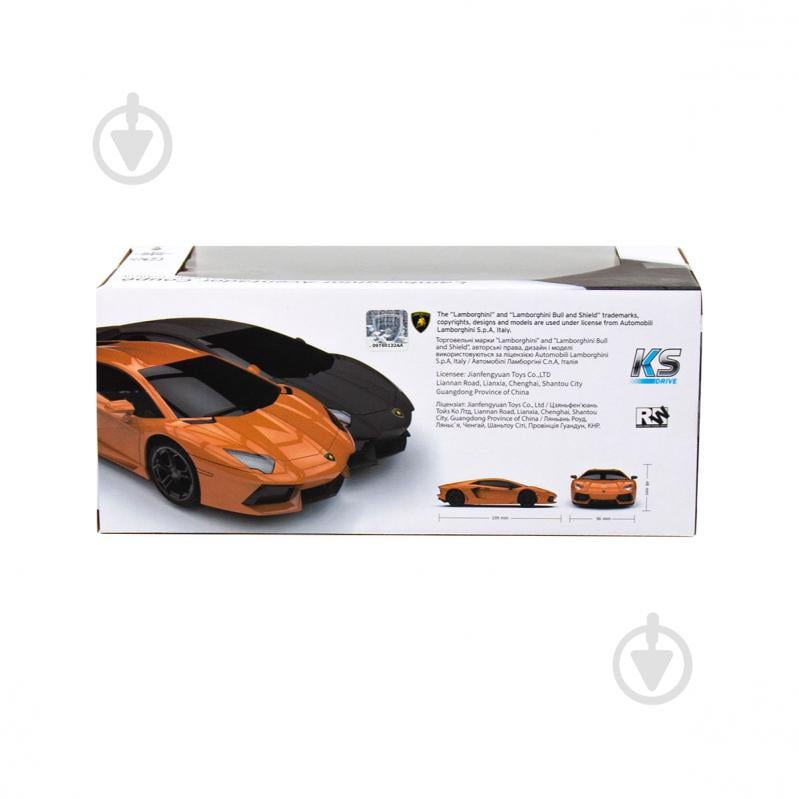 Машинка Lamborghini Aventador LP 700-4 (1:24, 2.4Ghz, черный) 1:24 124GLBB - фото 11