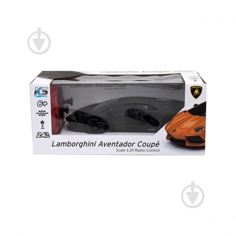 Машинка Lamborghini Aventador LP 700-4 (1:24, 2.4Ghz, черный) 1:24 124GLBB - фото 9