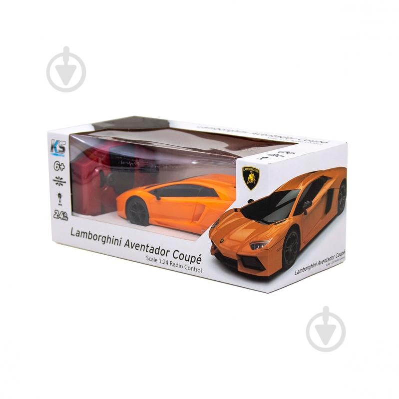 Машинка Lamborghini Aventador LP 700-4 (1:24, 2.4Ghz, оранжевый) 1:24 124GLBO - фото 8